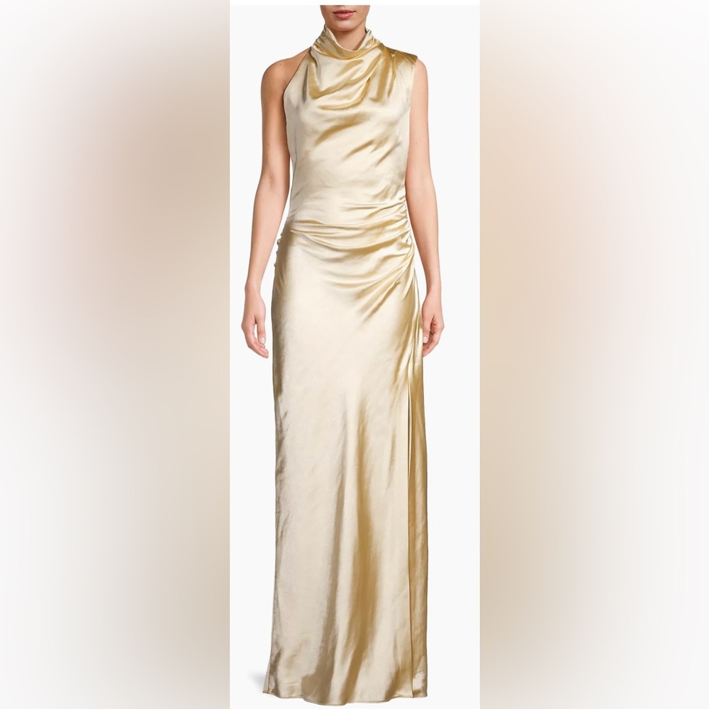 Misha Constantina Dress | M | NWT | Soft Gold - Picture 2 of 11